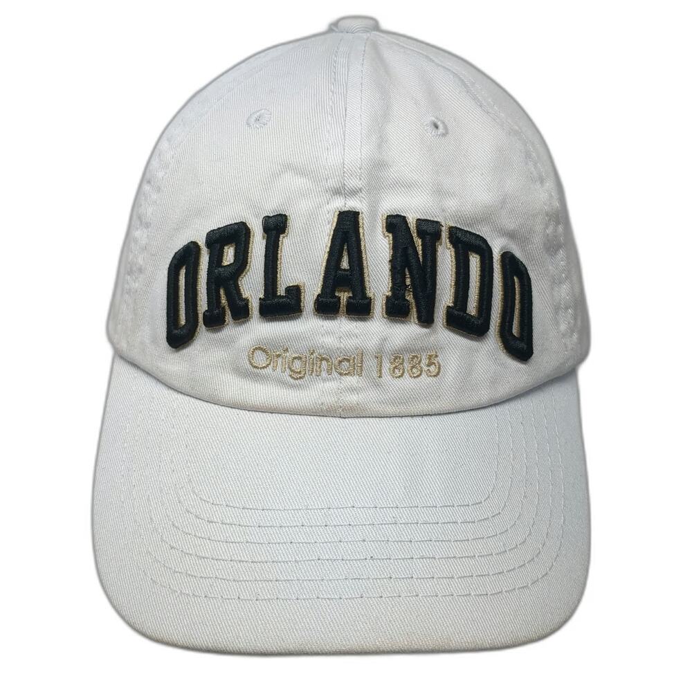 Robin Ruth Baseball Cap White One Size Orlando Florida Embroidered Strapback Hat